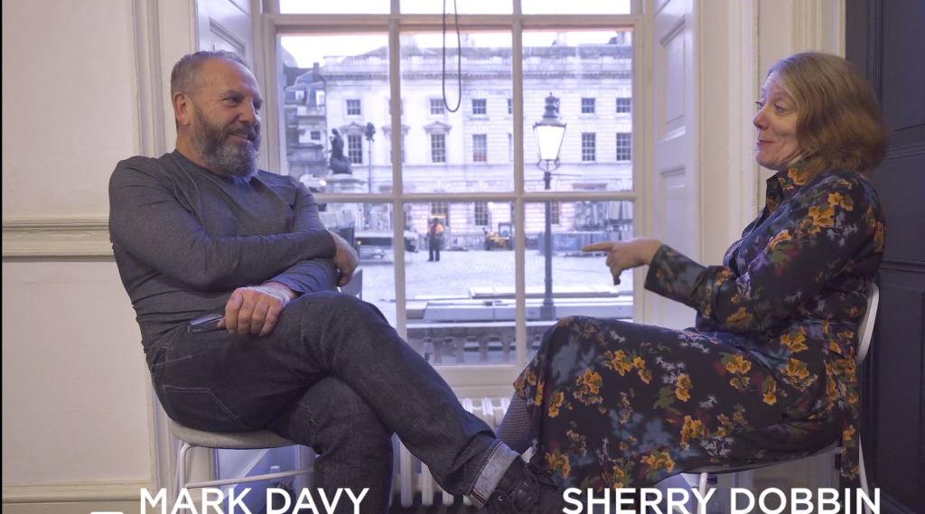 Mark Davy & Sherry Dobbin in conversation at Somerset House